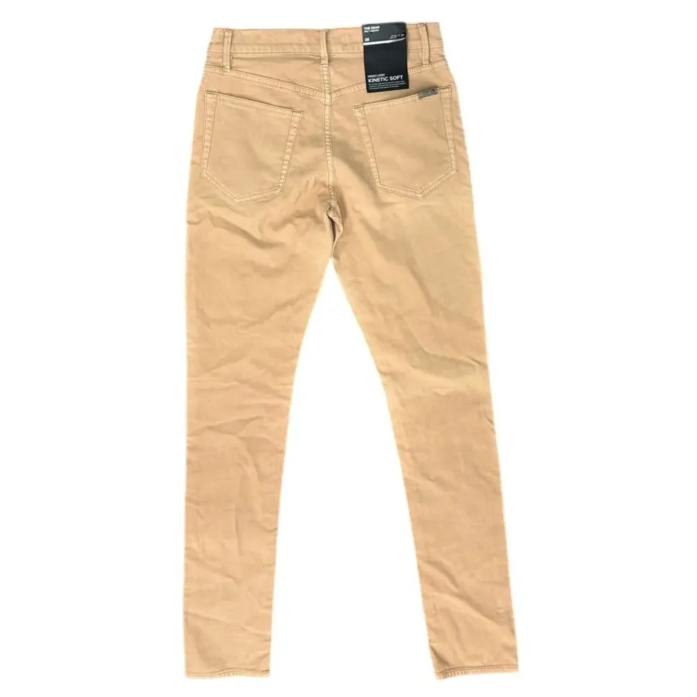 Joe's Jeans Kinetic Dean French Terry Slim Tapered Tan Slim Jean size 28 NEW Tag